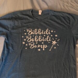 Maternity Bibbidi Bobbidi Bump Tee Shirt - Blue